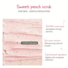 Peach Exfoliating Body Scrub - Natural Smooth & Tight Skin