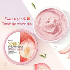 Peach Exfoliating Body Scrub - Natural Smooth & Tight Skin