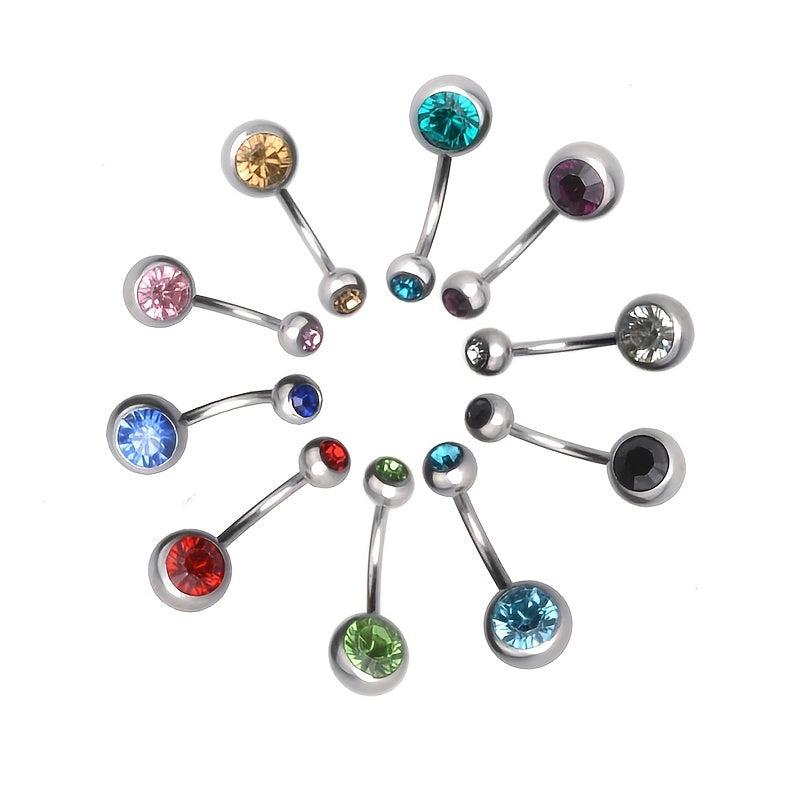 5pcs Stainless Steel Navel Nail Set for Men and Women