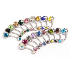 5pcs Stainless Steel Navel Nail Set for Men and Women