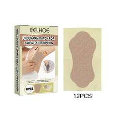 12pcs Underarm Sweat Patches Invisible Lasting Armpit Pads