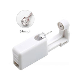 Disposable Safety Piercing Gun with 4mm Earring Studs