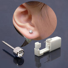 Disposable Safety Piercing Gun with 4mm Earring Studs