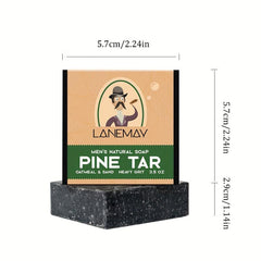 Men's Bar Soap Cleanser for Body and Face, Hydrating and Fresh