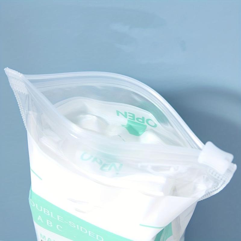 50pcs Makeup Cotton Pads Natural Square Cotton Puff Double Side