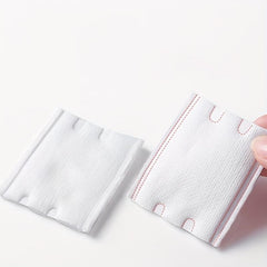 50pcs Makeup Cotton Pads Natural Square Cotton Puff Double Side