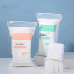 50pcs Makeup Cotton Pads Natural Square Cotton Puff Double Side