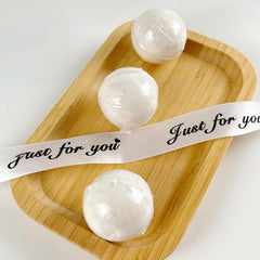 Vanilla Coconut Bath Salt Ball 3 Pack Bubble Bath Relaxing Spa Gift