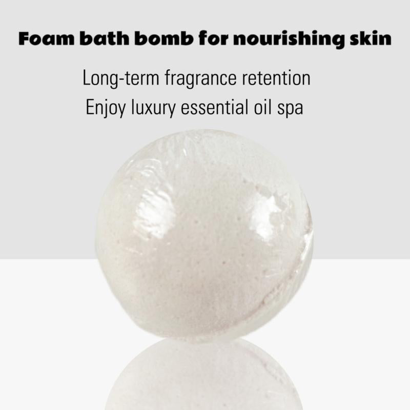Vanilla Coconut Bath Salt Ball 3 Pack Bubble Bath Relaxing Spa Gift