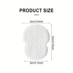 100pcs Underarm Sweat Absorbing Pads for Men and Women