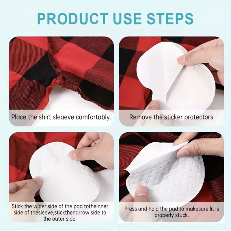 100pcs Underarm Sweat Absorbing Pads for Men and Women