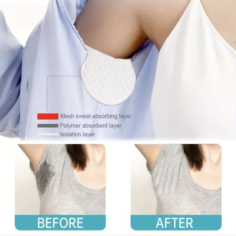 100pcs Underarm Sweat Absorbing Pads for Men and Women