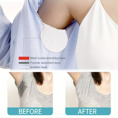 100pcs Underarm Sweat Absorbing Pads for Men and Women