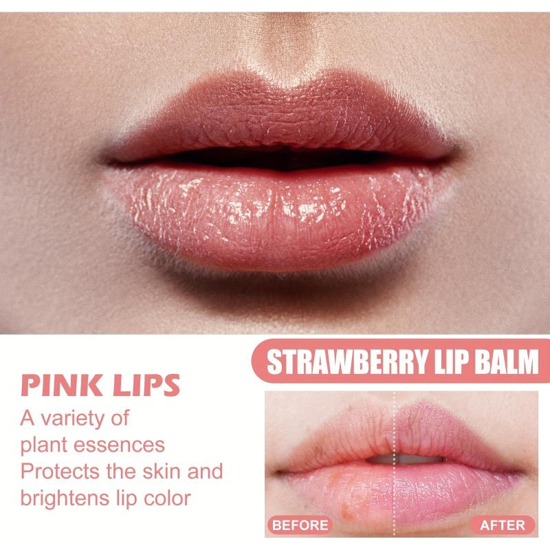 Honey & Strawberry Lip Mask: Moisturizing, Brightening, Anti-Aging - 15ml
