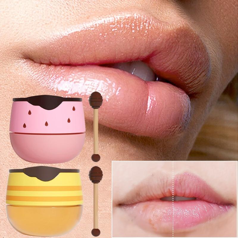 Honey & Strawberry Lip Mask: Moisturizing, Brightening, Anti-Aging - 15ml