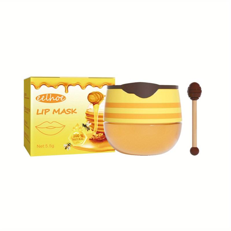 Honey & Strawberry Lip Mask: Moisturizing, Brightening, Anti-Aging - 15ml