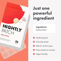 Acne Pimple Patch 36 Counts Vegan Friendly Cover Zits Blemishes Spot Stickers