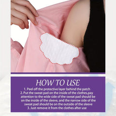 20pcs Underarm Sweat Pad Long-lasting Sweat Prevention Anti Sweat Patch