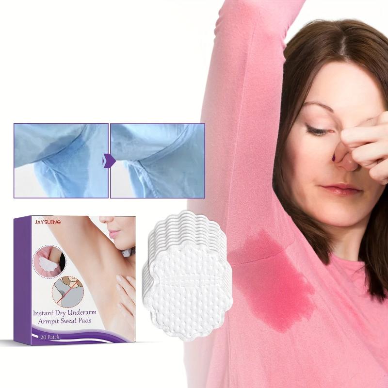 20pcs Underarm Sweat Pad Long-lasting Sweat Prevention Anti Sweat Patch