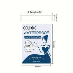 Invisible Double-sided Adhesive Non-Slip Strips - Pack of 80