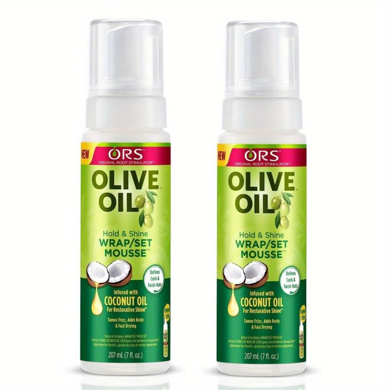 Hold & Shine Wrap Set Mousse Strong Hair Styling Mousse For Women Men