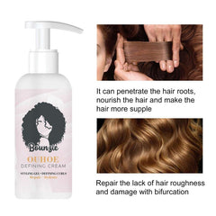 Bouncy Curly Hair Styling Cream Anti Frizz for Elastic Hair