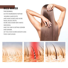 100ml Rice Water Shampoo - Natural Hair Care For All Hair Types