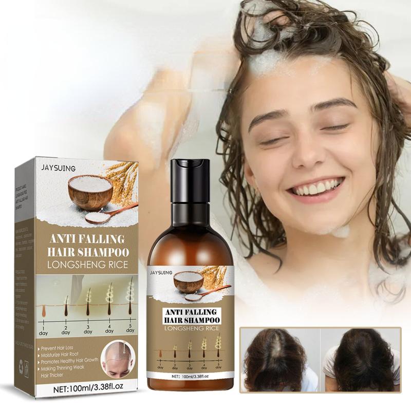 100ml Rice Water Shampoo - Natural Hair Care For All Hair Types