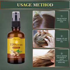 30ml Ginger Hair Care Essential Spray for Men & Women