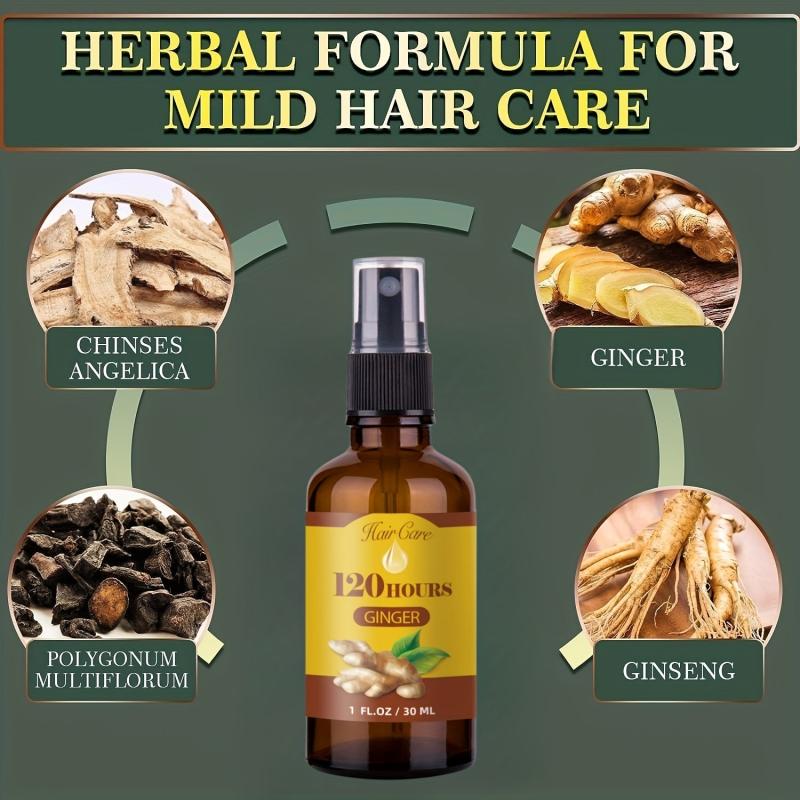 30ml Ginger Hair Care Essential Spray for Men & Women