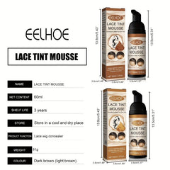 Fast Dry Lace Wig Hair Mousse for Natural Finish & Dyeing