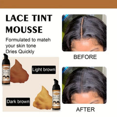 Fast Dry Lace Wig Hair Mousse for Natural Finish & Dyeing