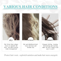 Protein Hair Straightening Cream for Damaged Dry Hair
