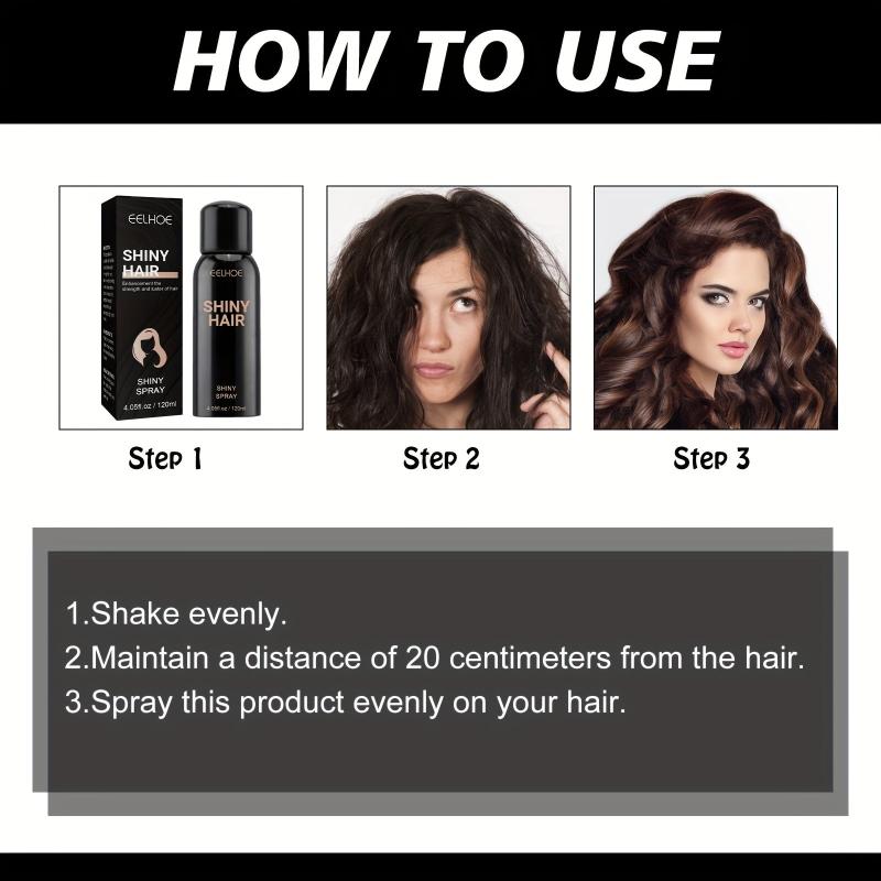 120ml Hair Shine Spray Repair Damaged Dry Hair Moisturizing Hair Care