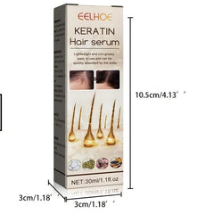 Keratin Hair Serum Moisturizes & Repairs Hair