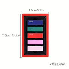 5-pc Waterproof Lipstick Set for Women: Lip Glaze, Lip Liner, Gloss