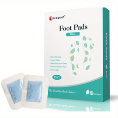 10PCS Mint Foot Pads Deep Cleansing Foot Patch Natural Bamboo Vinegar