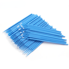 100pcs Disposable Micro Brushes for Eyelash Extensions and Glue Cleaning