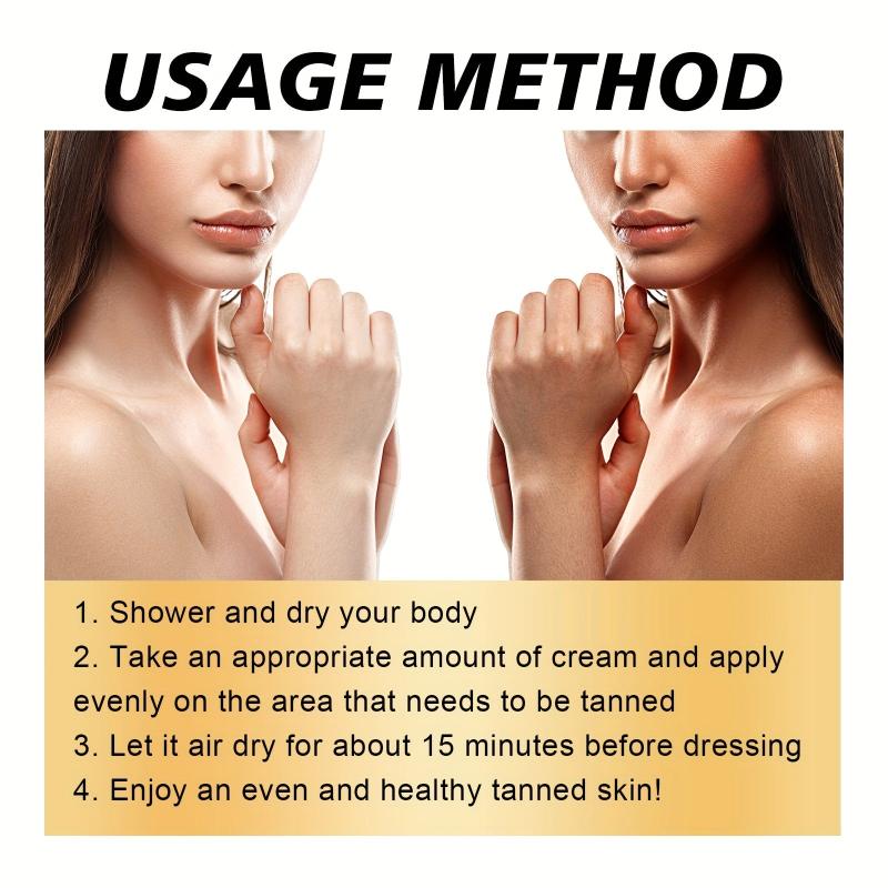Natural Bronzer Deep Tanning Cream Sunscreen