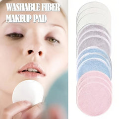 12 Reusable Makeup Remover Pads Soft Natural Washable Facial Cleaning Pads