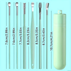 6 IN 1 Ear Wax Removal Tool Ear Pick Ear Cleaing Tools Set