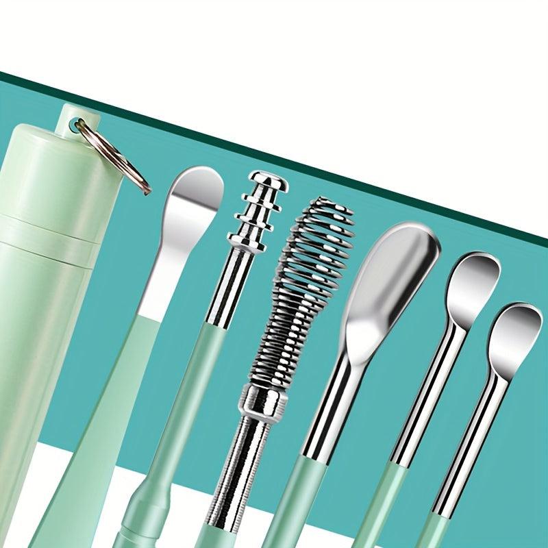 6 IN 1 Ear Wax Removal Tool Ear Pick Ear Cleaing Tools Set