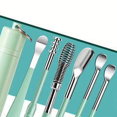 6 IN 1 Ear Wax Removal Tool Ear Pick Ear Cleaing Tools Set