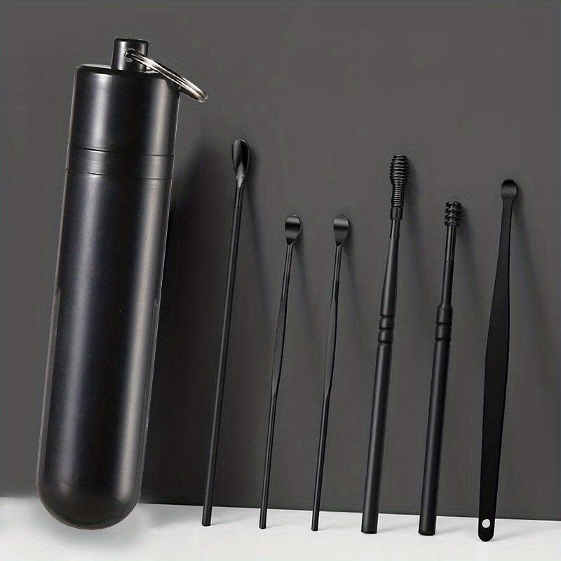 6 IN 1 Ear Wax Removal Tool Ear Pick Ear Cleaing Tools Set
