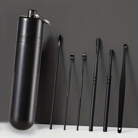 6 IN 1 Ear Wax Removal Tool Ear Pick Ear Cleaing Tools Set