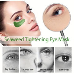 Seaweed Green Eye Mask Patch for Fine Lines Dark Circles Eye Bag