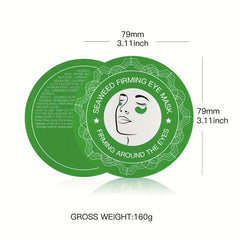 Seaweed Green Eye Mask Patch for Fine Lines Dark Circles Eye Bag