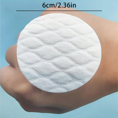 100pcs Cotton Rounds Soft Breathable Makeup Remover Pads For Face