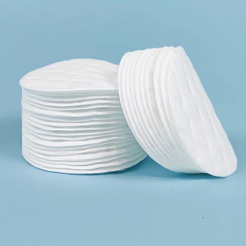 100pcs Cotton Rounds Soft Breathable Makeup Remover Pads For Face