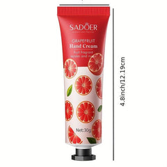Grapefruit Hand Cream Moisturizes Smooths Prevents Frost Cracking